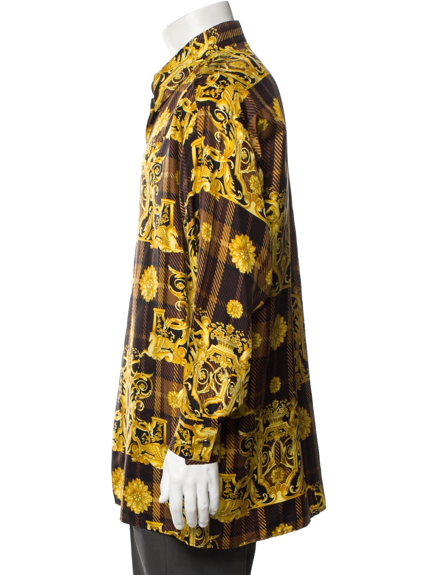 Versace Vintage Baroque Dress Shirt