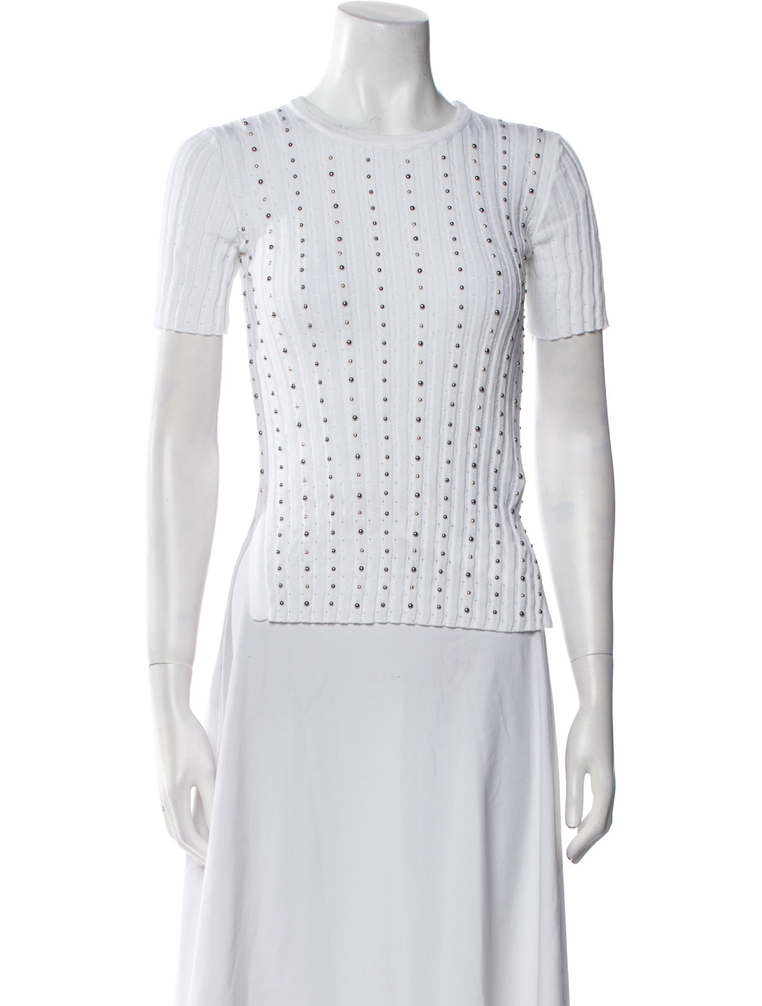 Versace Printed Crew Neck T-Shirt