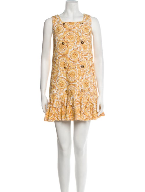 Versace Printed Mini Dress
