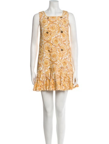 Versace Dresses Printed Mini Dress L