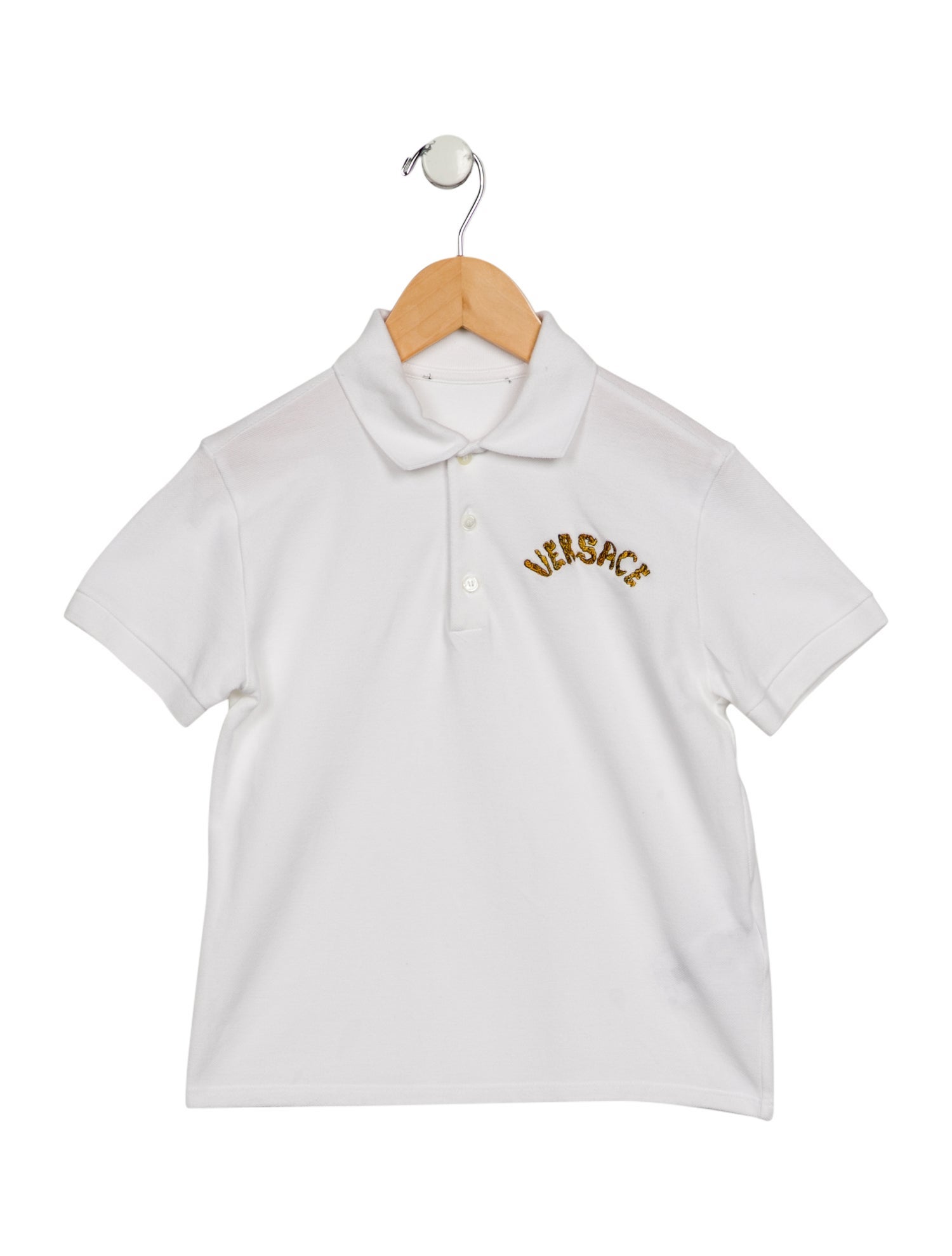 Versace Versace Girls' Neutral Collared Shirt