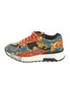 Versace Canvas Printed Athletic Sneakers