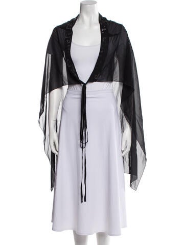 Versace Swimwear Crystal Embellishments Cover-Up One Size