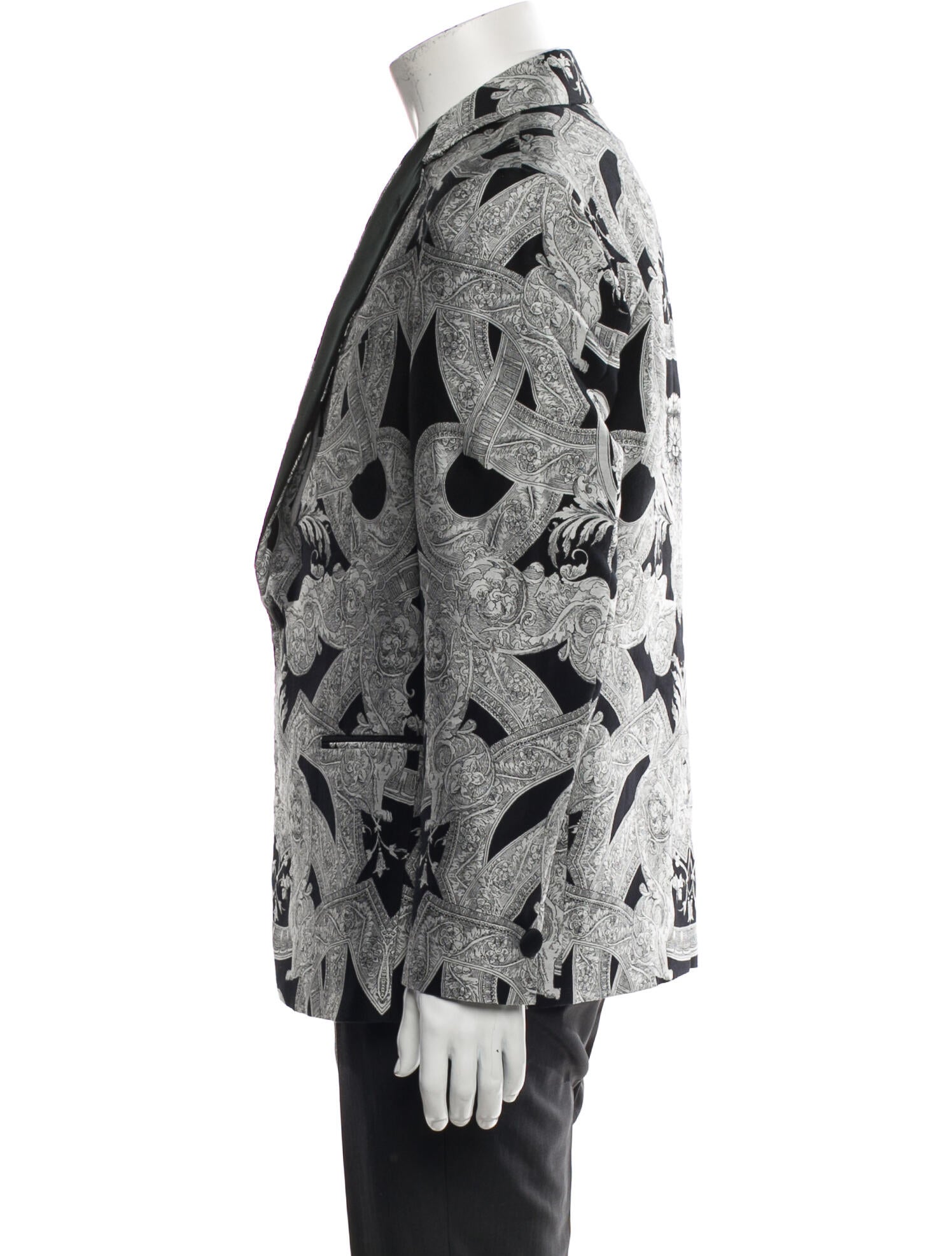 Versace Paisley Print Suit