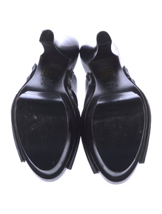 Versace Medusa Insignia Leather Slides