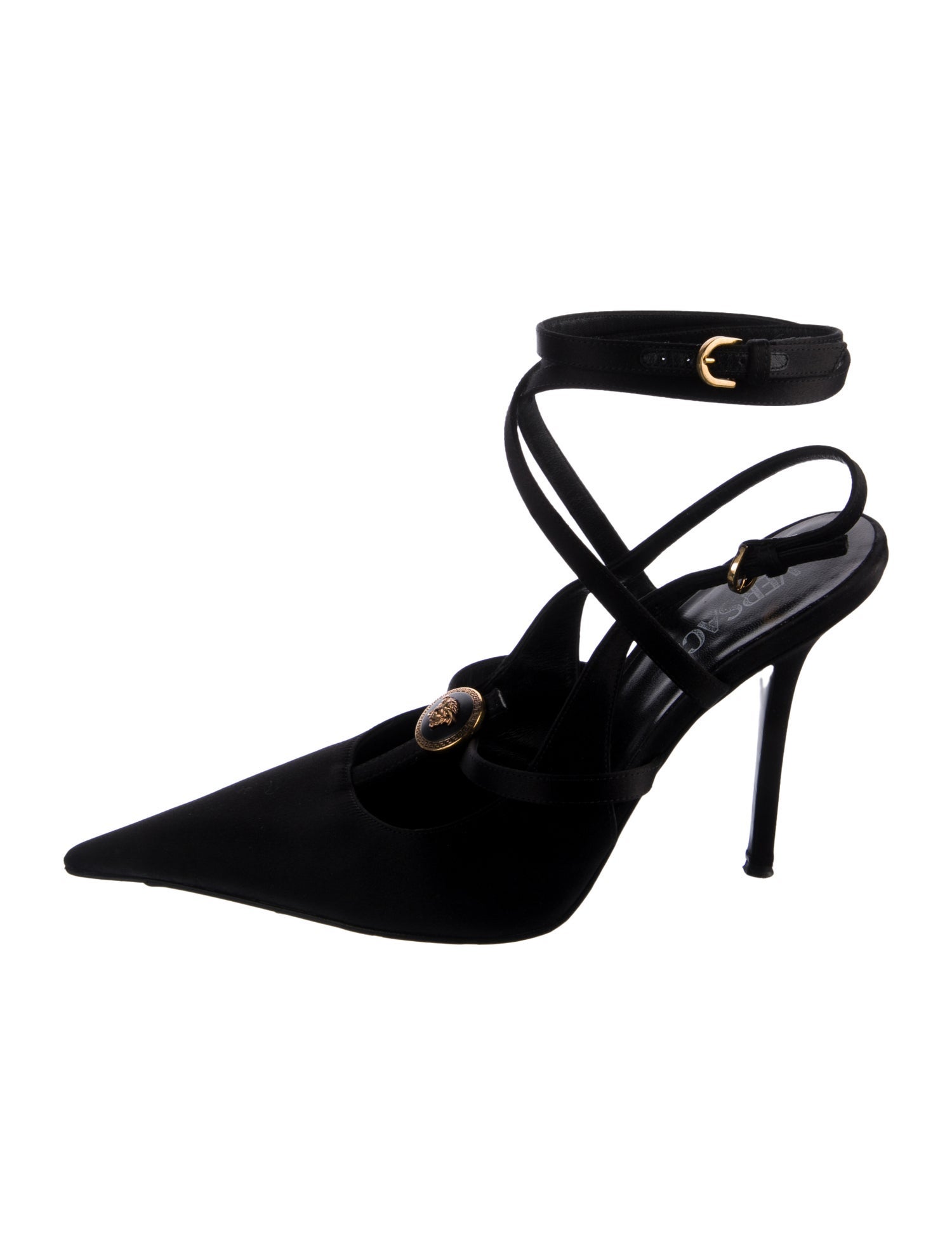 Versace Satin Pumps