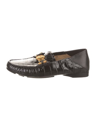 Versace Leather Loafers