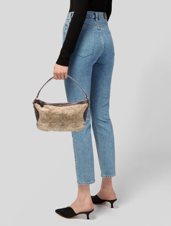 Versace Monogram Top Handle Bag