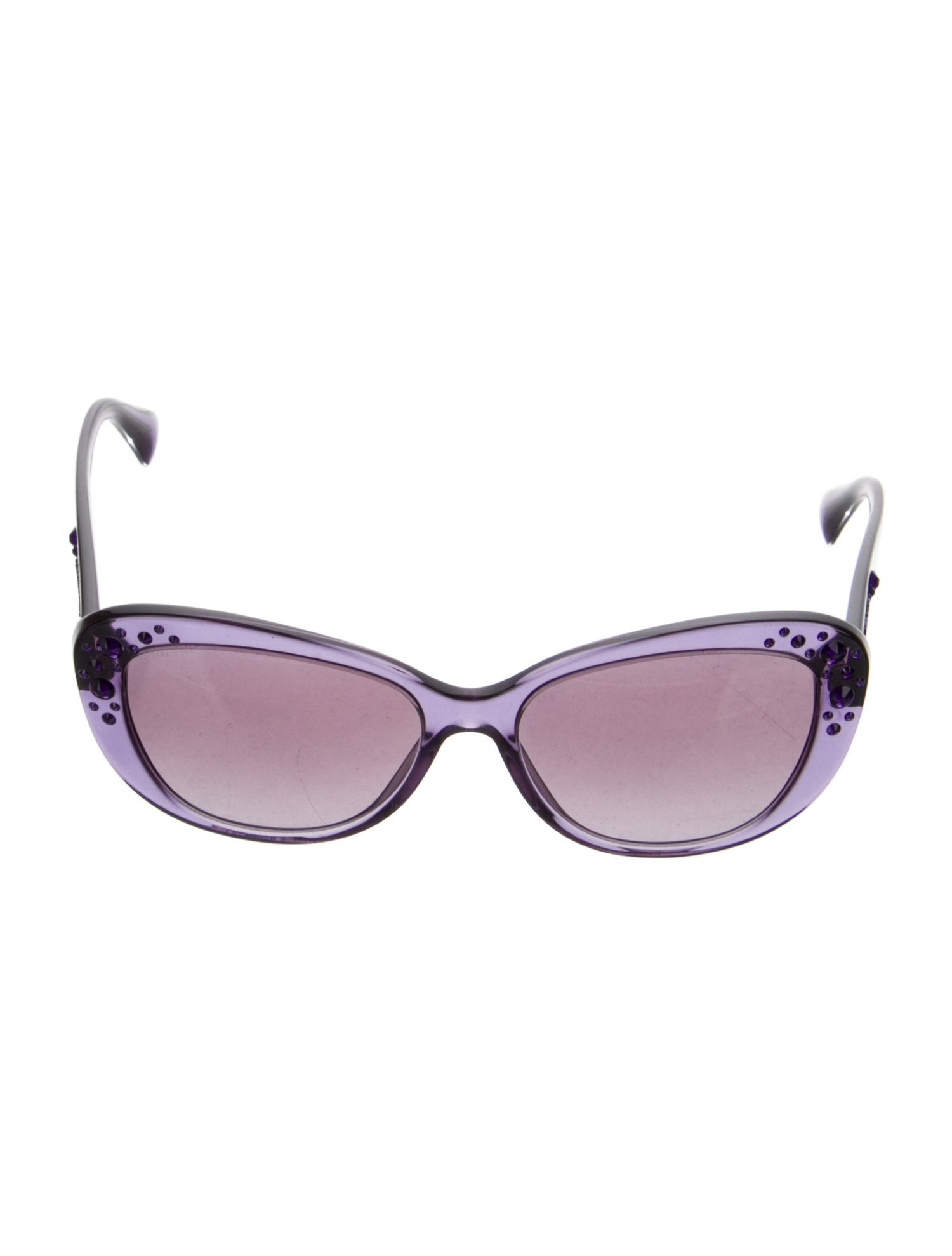 Versace Cat-Eye Tinted Sunglasses