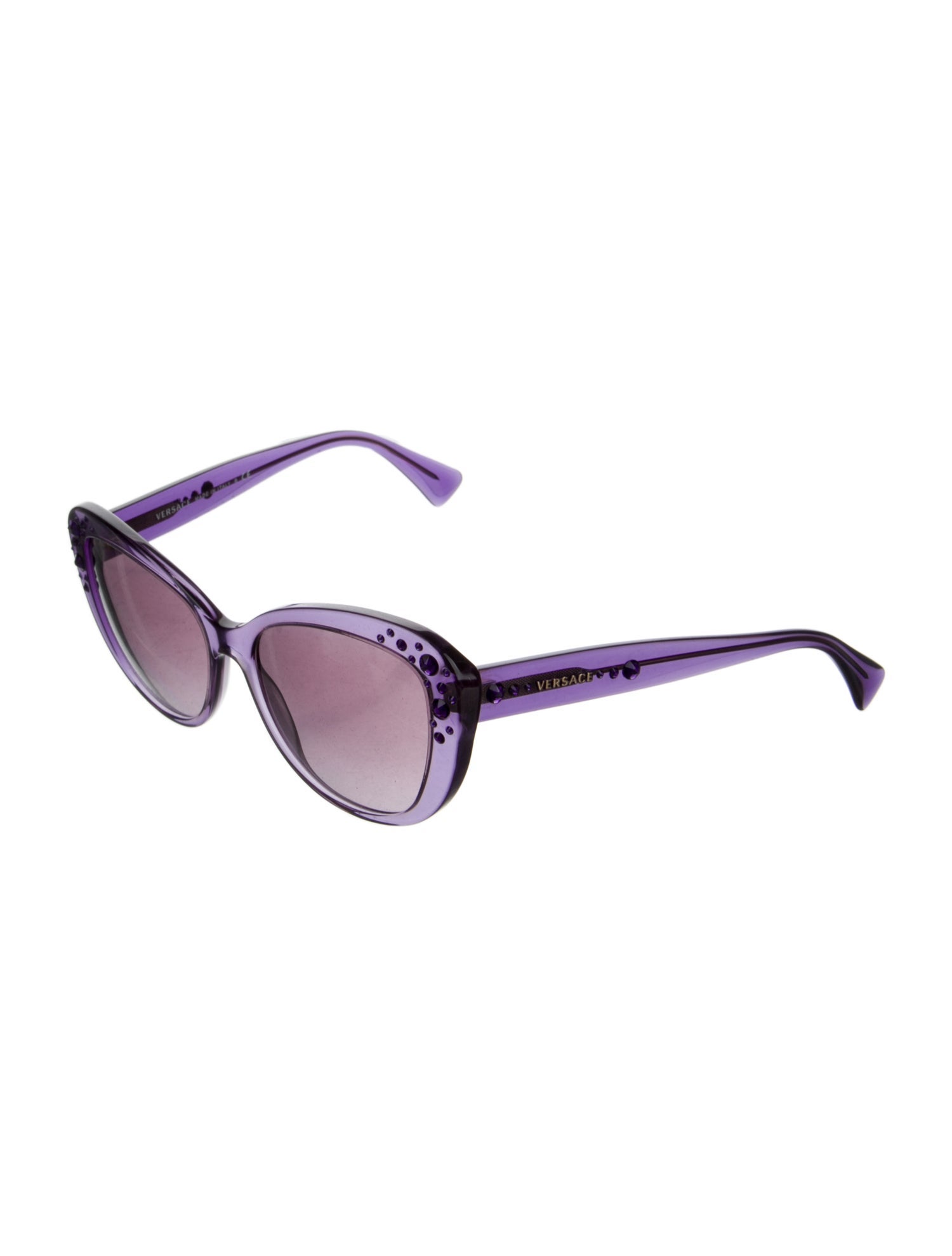 Versace Cat-Eye Tinted Sunglasses