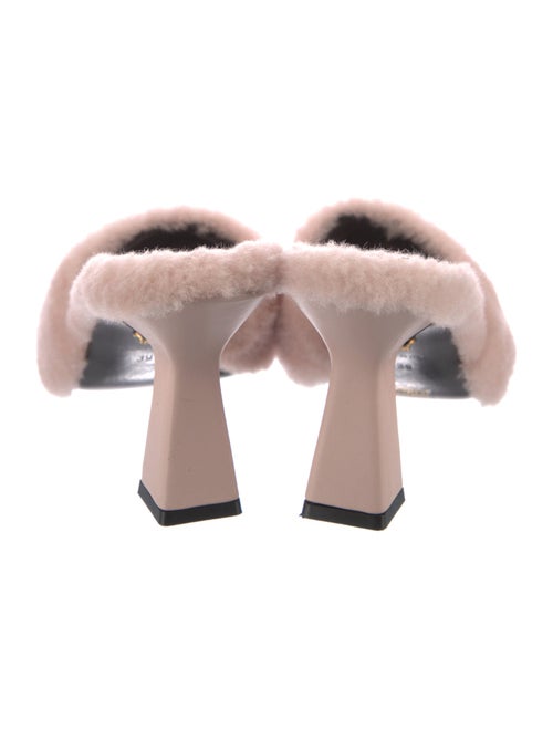 Versace Shearling Slides