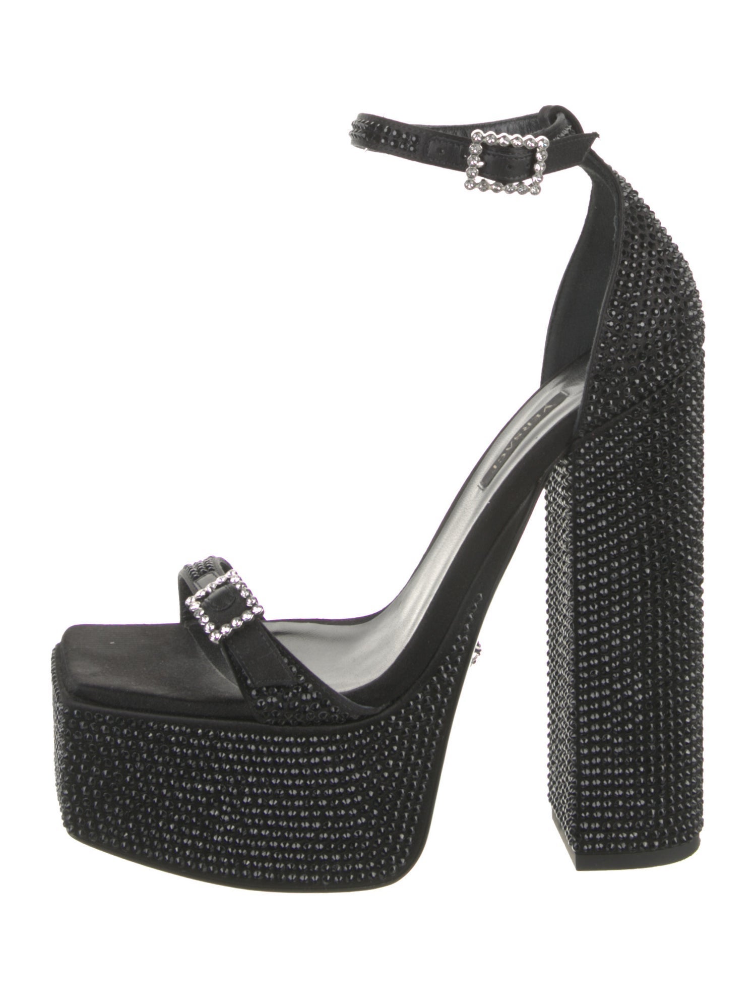 Versace Crystal Embellishments Sandals