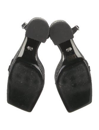 Versace Crystal Embellishments Sandals