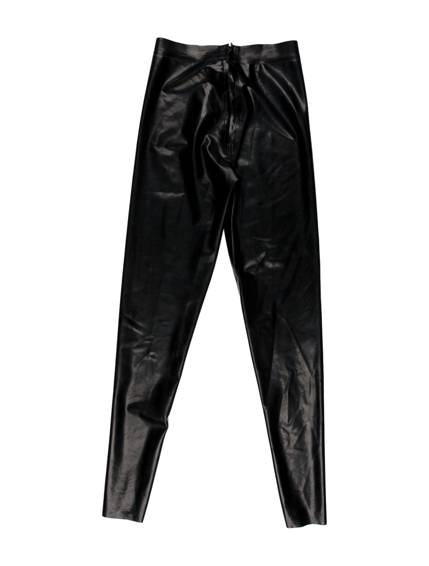 Versace Latex Skinny Leg Pants
