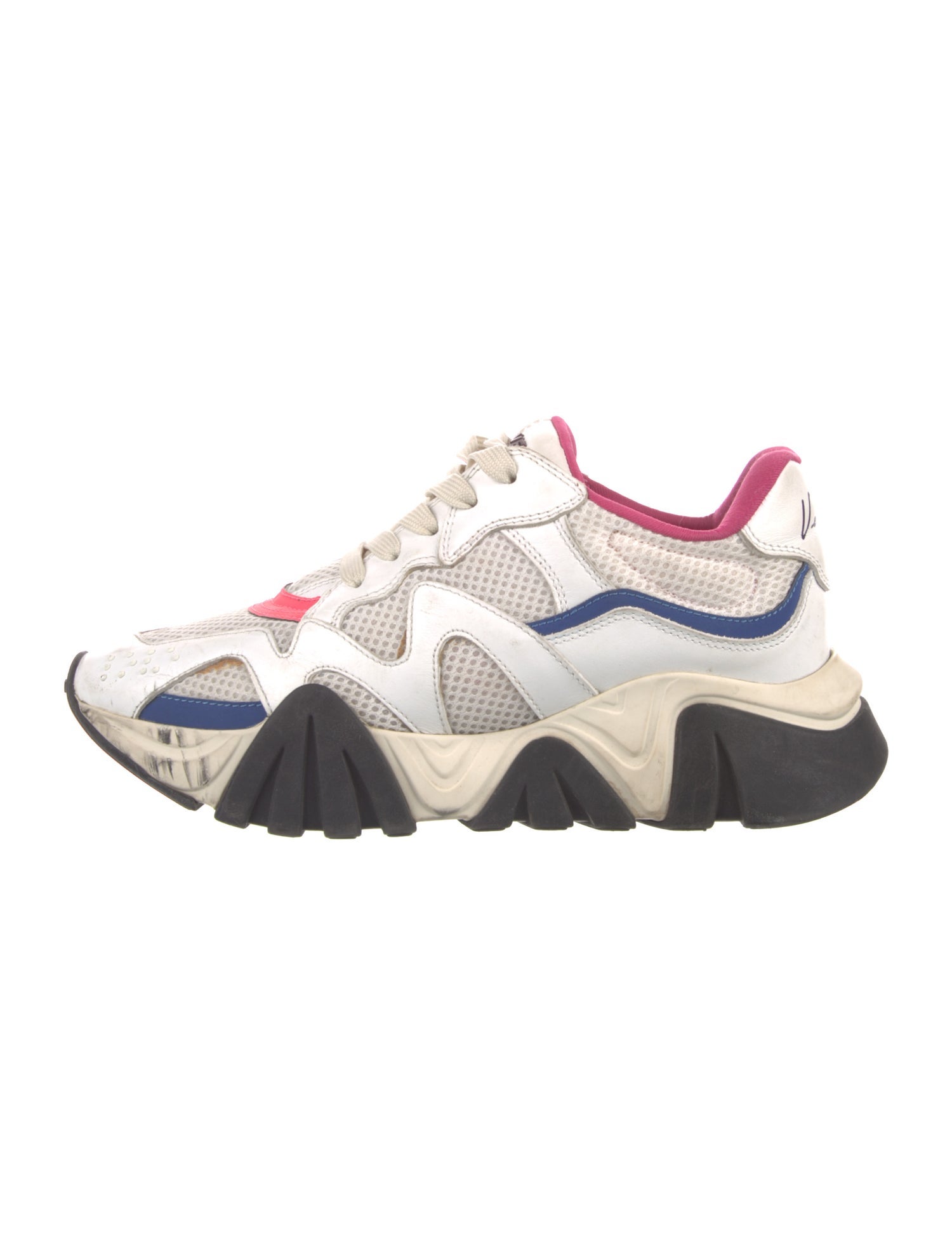Versace Colorblock Pattern Chunky Sneakers