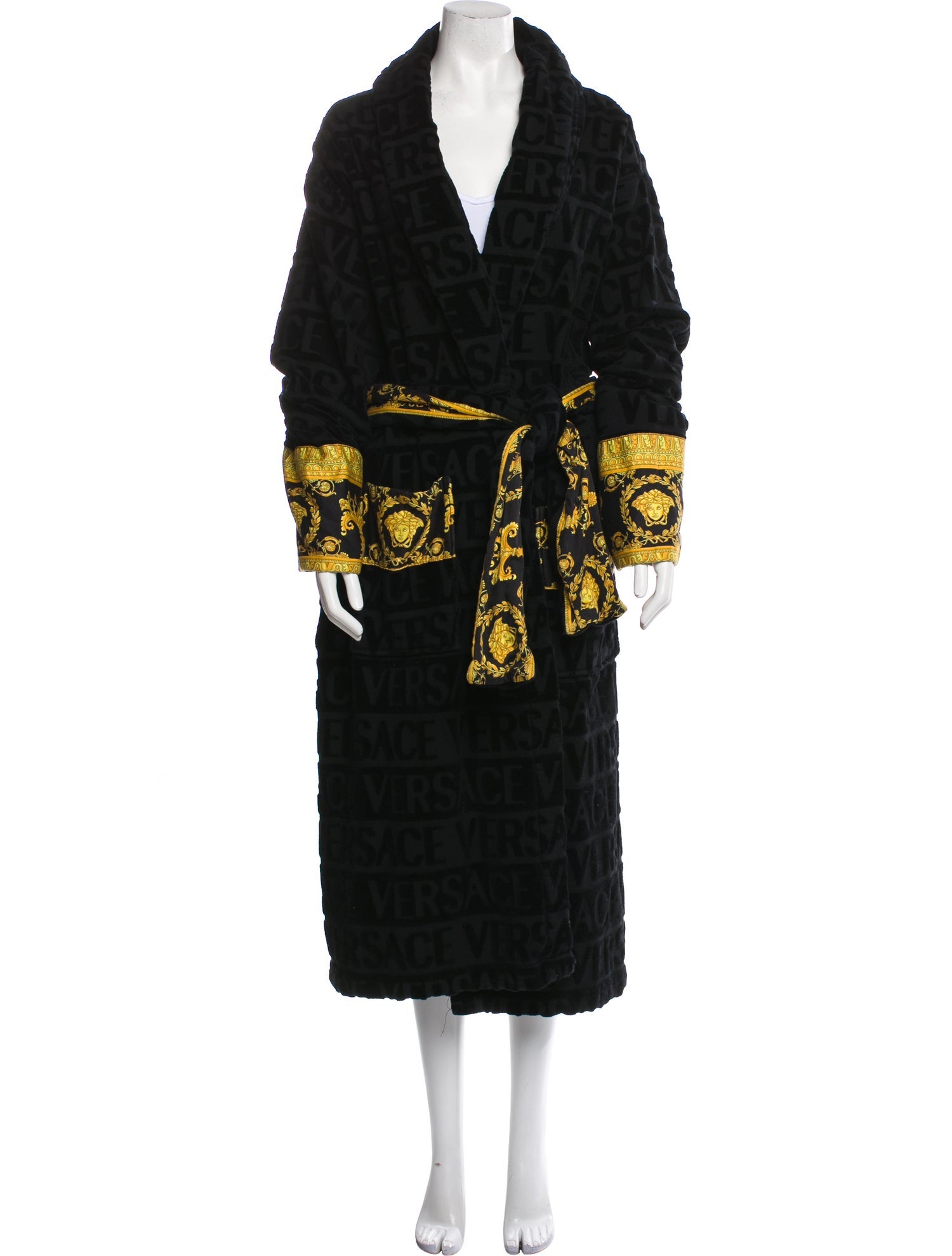 Versace Graphic Print Robe