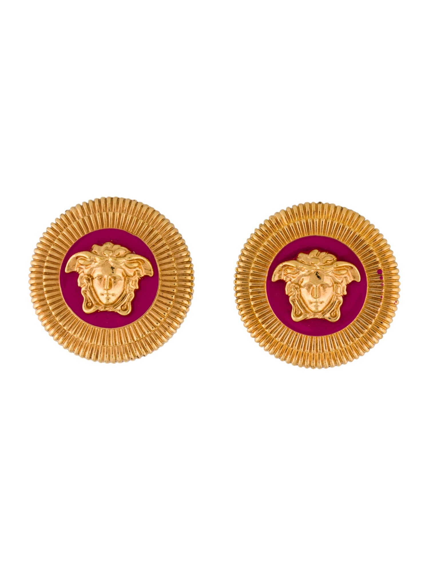 Versace Medusa Biggie Stud Earrings