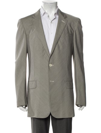 Versace Medusa Insignia Wool Blazer