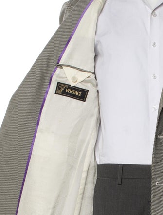 Versace Medusa Insignia Wool Blazer