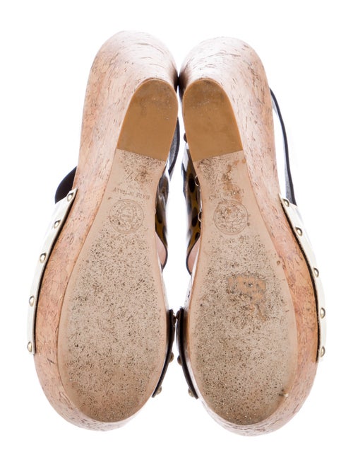 Versace Polka Dot Print Slingback Sandals