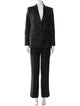 Versace Wool Striped Pantsuit