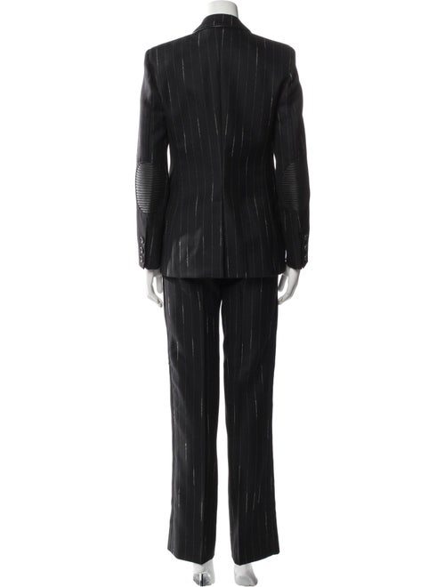 Versace Wool Striped Pantsuit