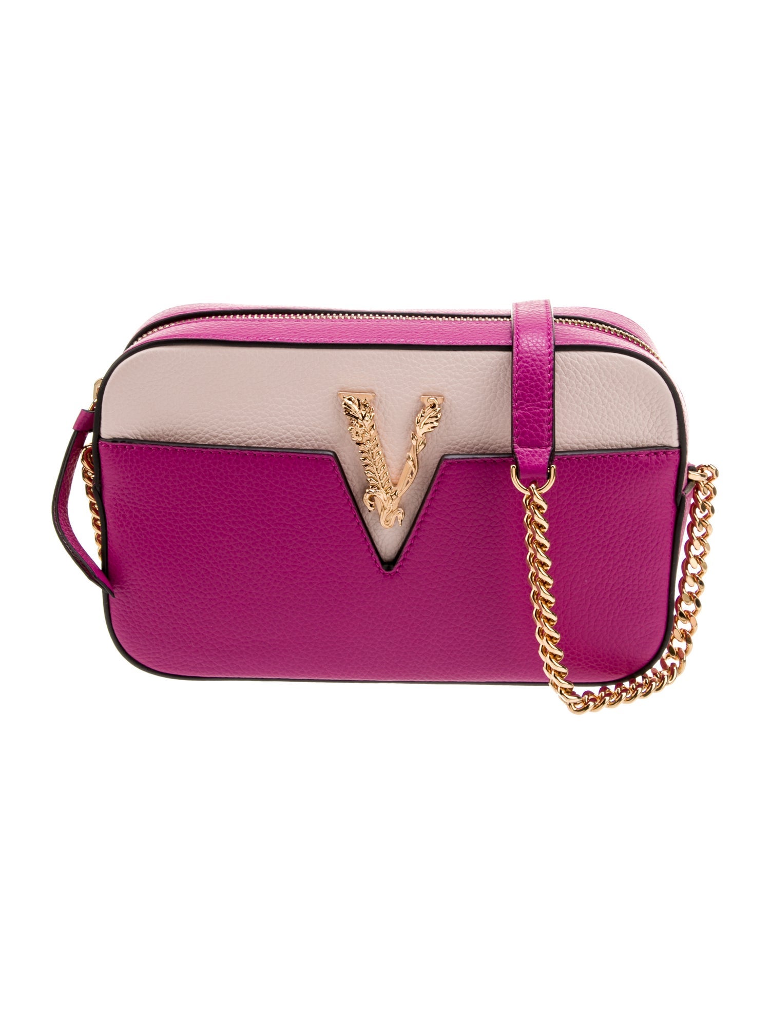 Versace Leather Crossbody Bag