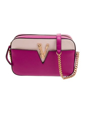 Versace Leather Crossbody Bag