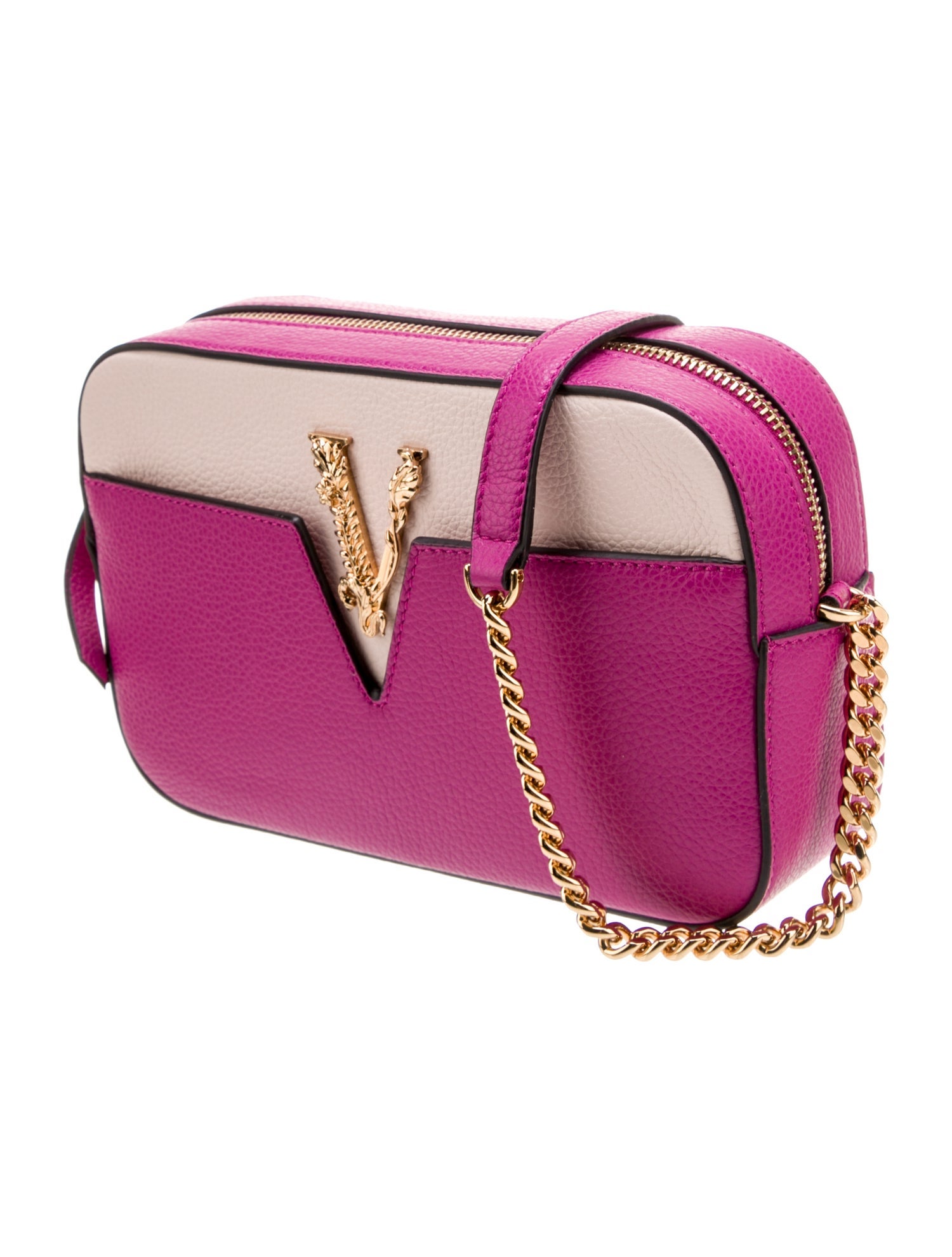 Versace Leather Crossbody Bag