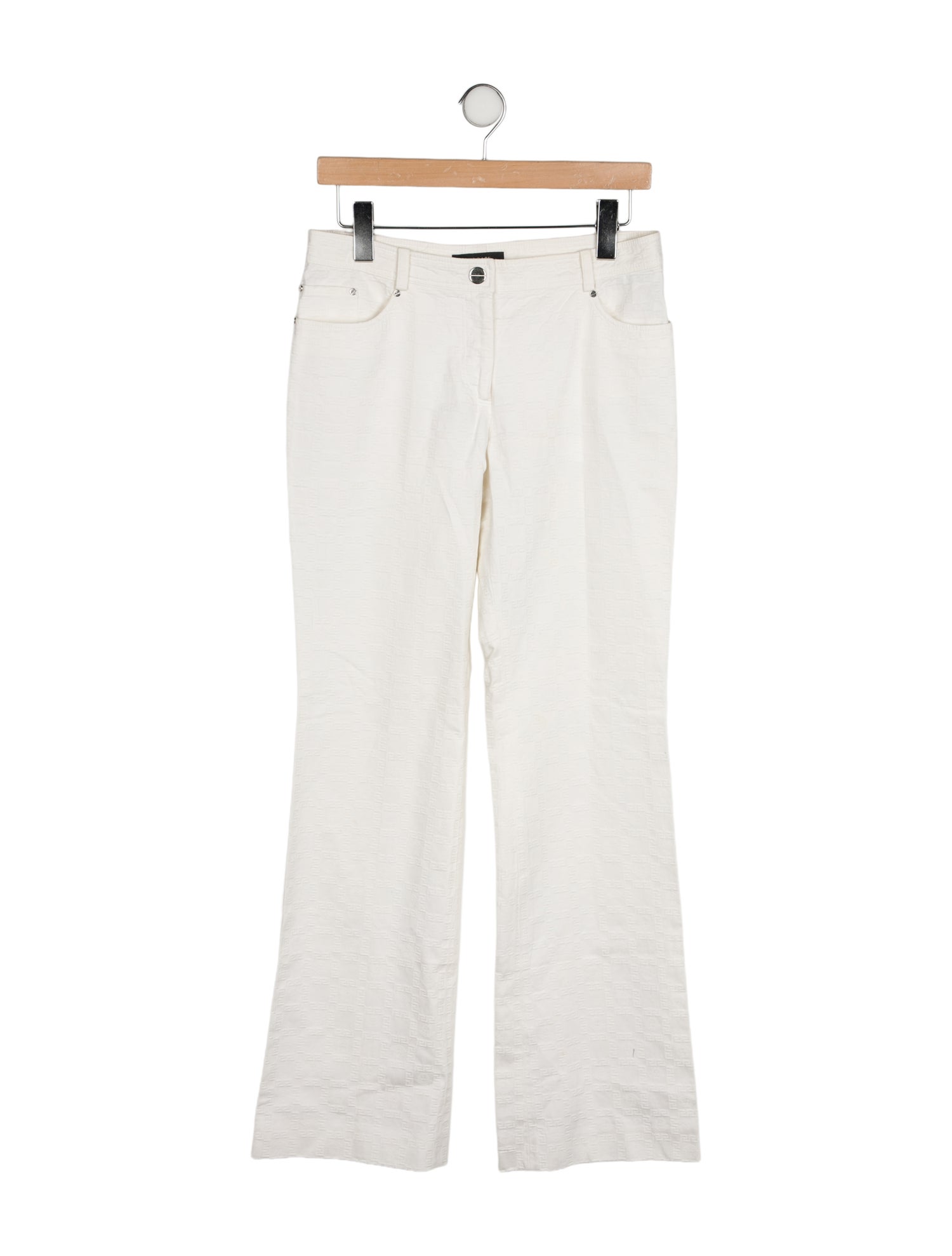 Versace Mid-Rise Wide Leg Jeans