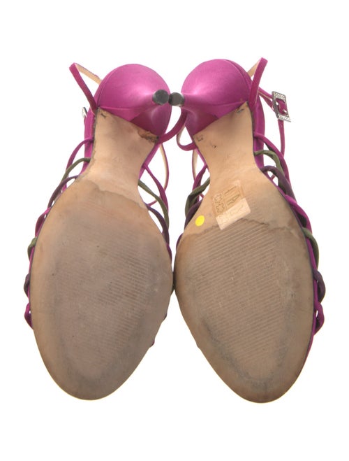 Versace Satin Slingback Sandals