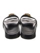 Versace Medusa Insignia Leather Slides