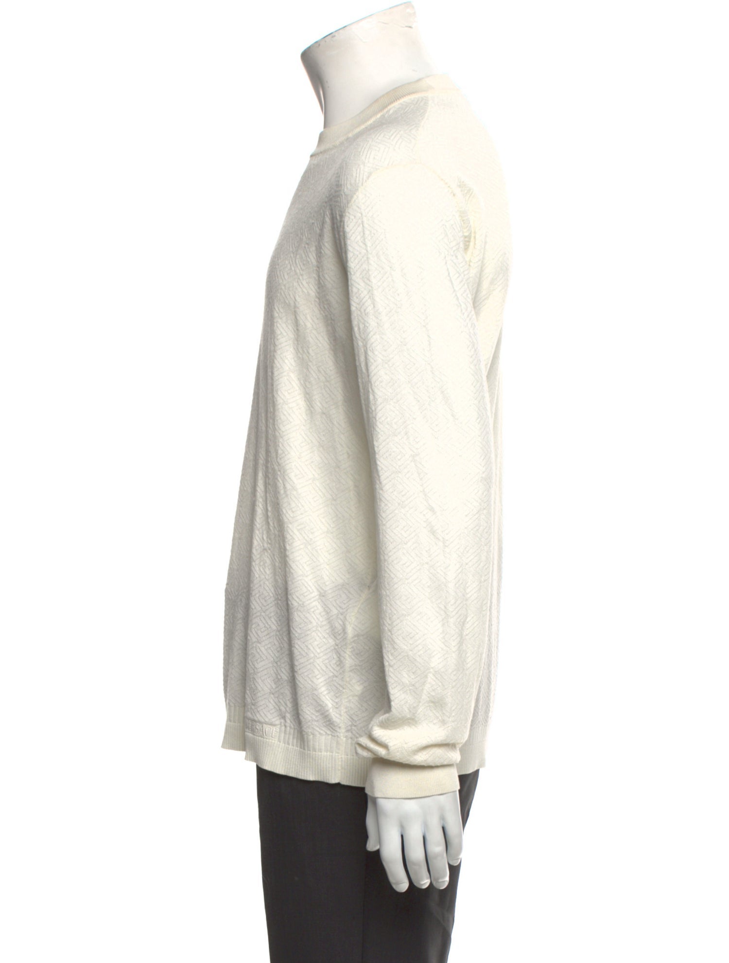 Versace Crew Neck Long Sleeve Pullover