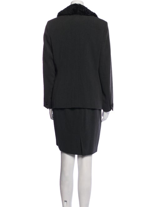 Versace Wool Skirt Suit