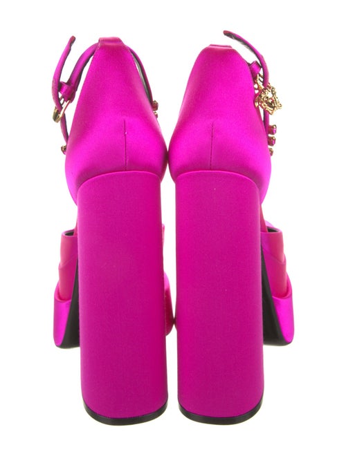 Versace Crystal Embellishments D'Orsay Pumps