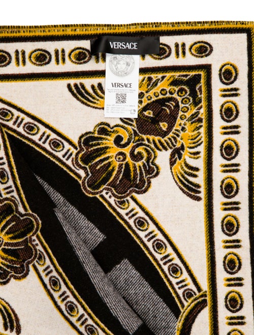 Versace La Coupe Des Dieux Wool Throw Blanket