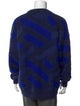 Versace Virgin Wool Printed Pullover