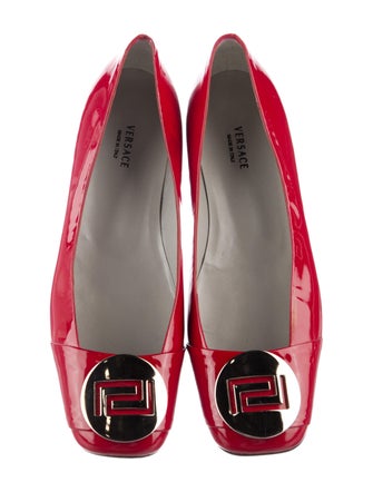 Versace Patent Leather Flats
