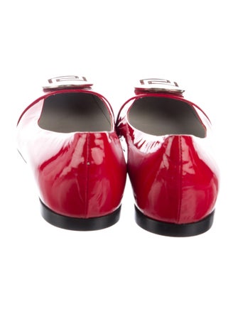 Versace Patent Leather Flats