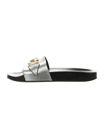 Versace Leather Slides