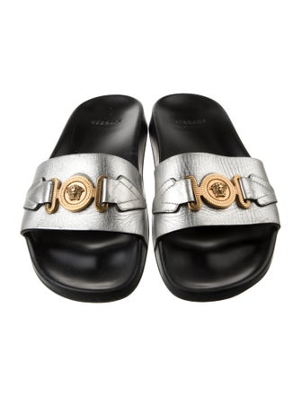 Versace Leather Slides