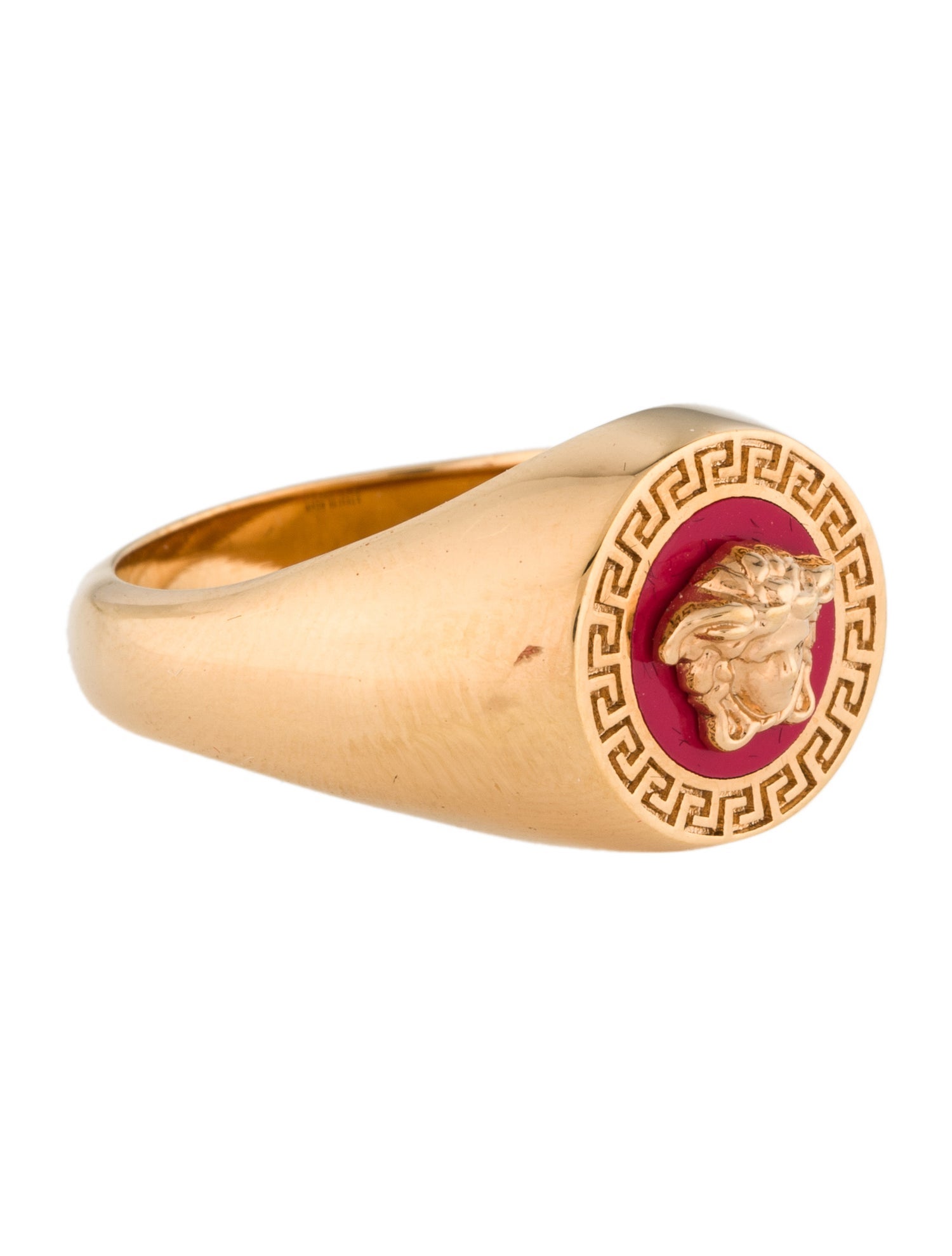 Versace Enamel Medusa Ring