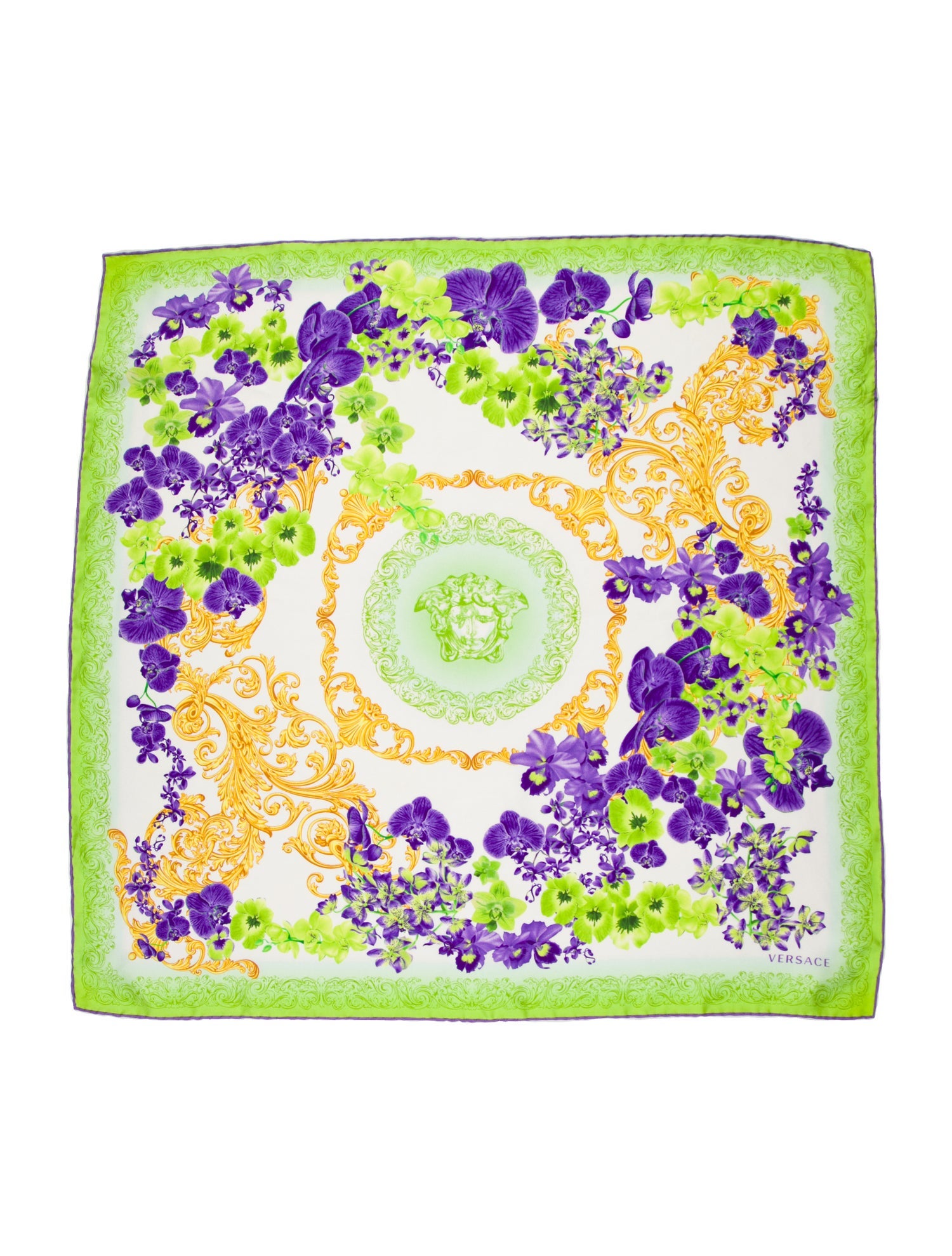 Versace Silk Printed Scarf