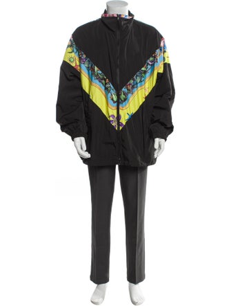 Versace 2021 Graphic Print Windbreaker
