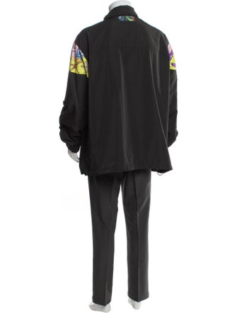Versace 2021 Graphic Print Windbreaker