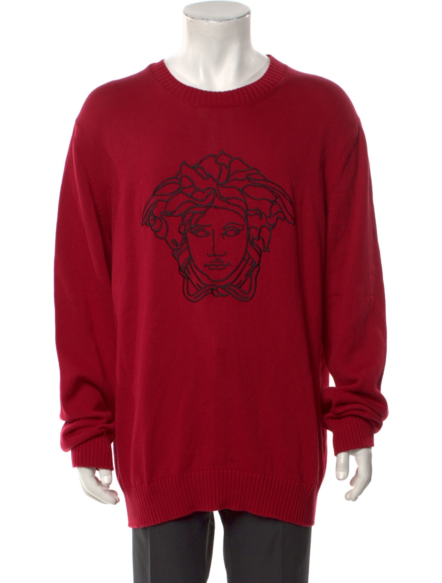 Versace Medusa Insignia Crew Neck Pullover w/ Tags