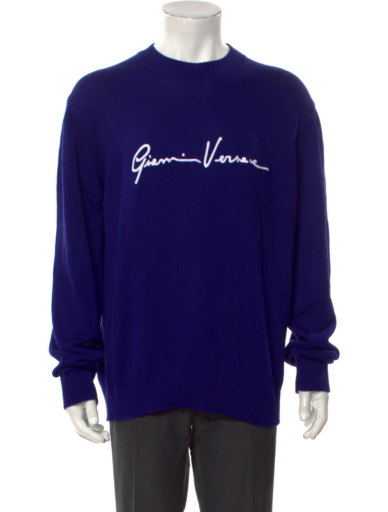 Versace Graphic Print Crew Neck Pullover w/ Tags