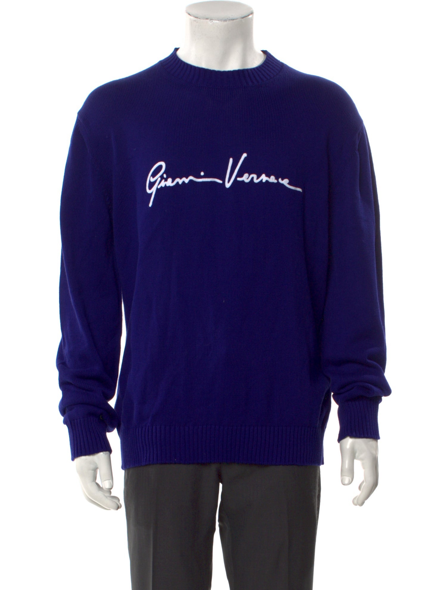 Versace Graphic Print Crew Neck Pullover w/ Tags