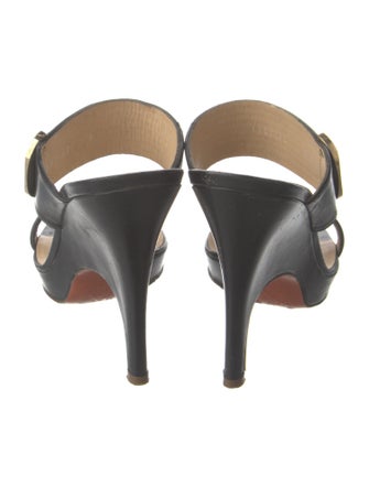 Versace Leather Slides