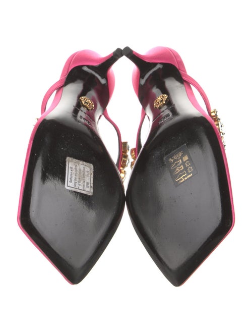 Versace Satin Slides